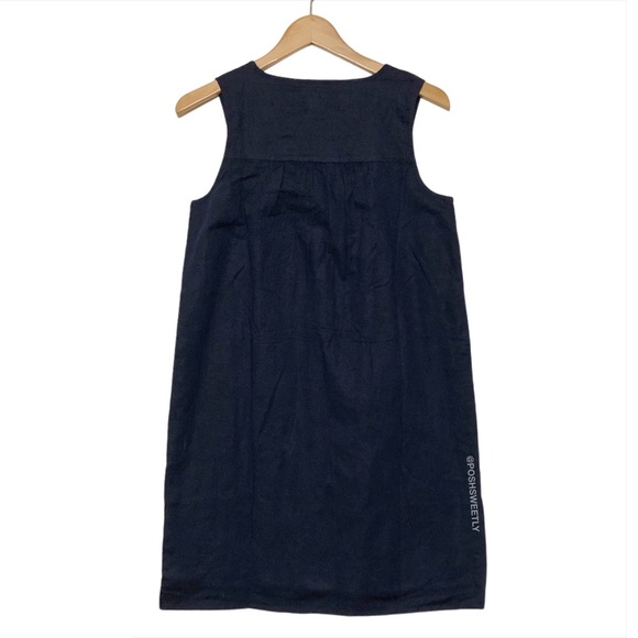 NWT J Crew Embroidered Linen Shift Dress - Picture 9 of 15